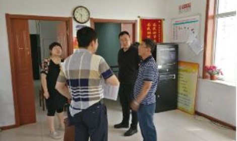 李欣达副区长督查社区综合文化站和综合文化服务中心公共文化服务体系示范区创建工作